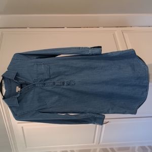J. Crew Factory denim shirt dress